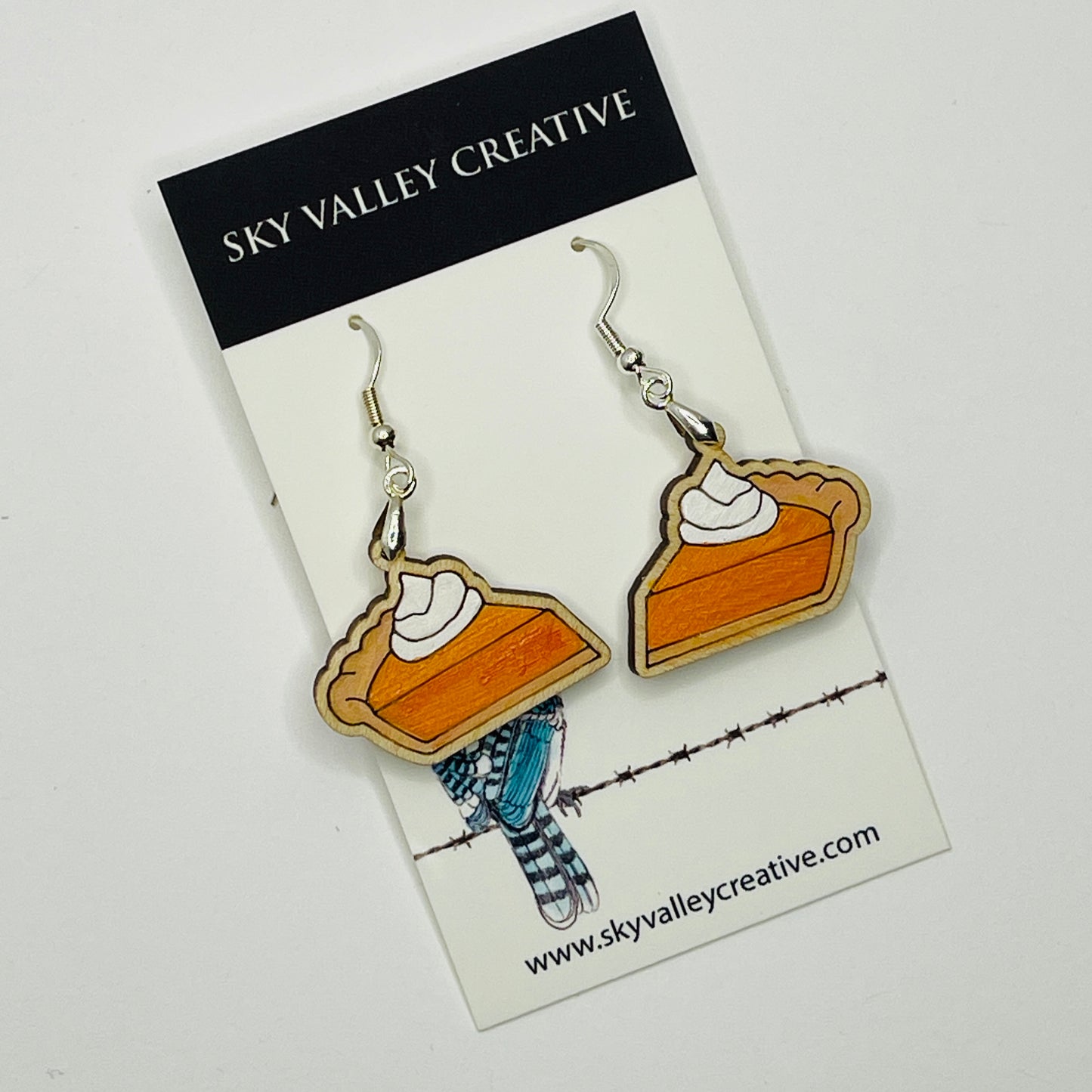 Pumpkin Pie Dangle Earrings