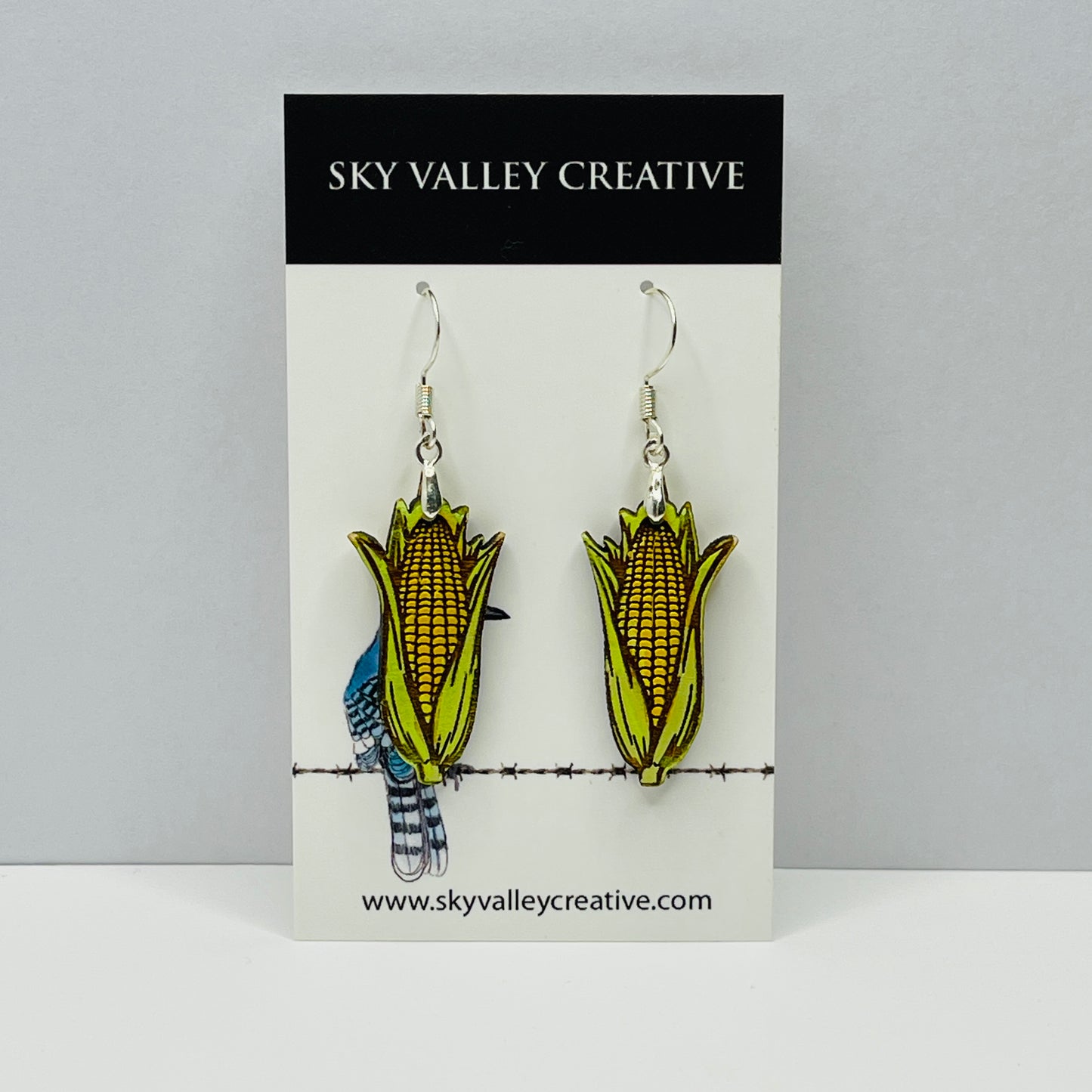 Corn Cob Dangle Earrings