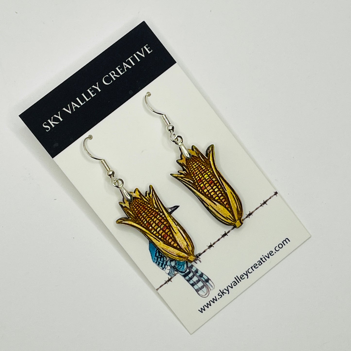 Corn Cob Dangle Earrings