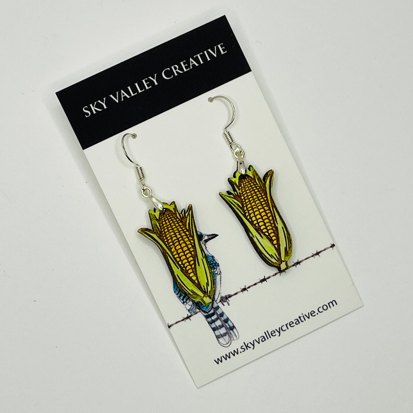 Corn Cob Dangle Earrings