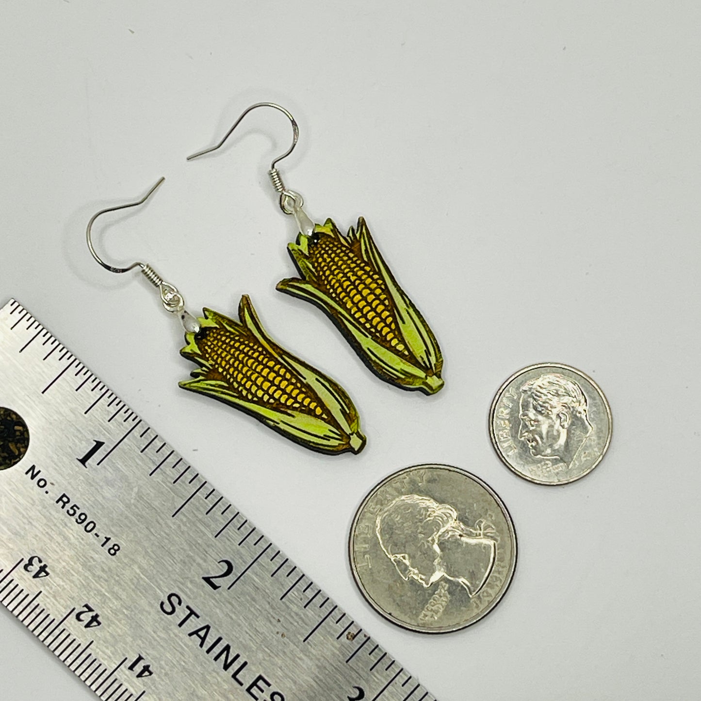 Corn Cob Dangle Earrings