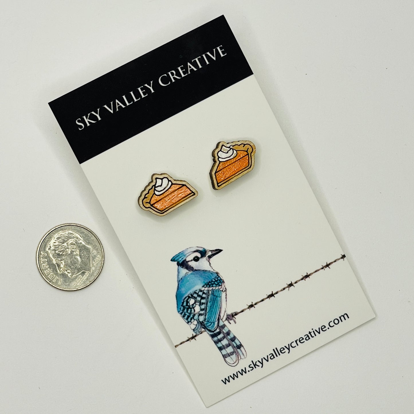 Pumpkin Pie Post Earrings