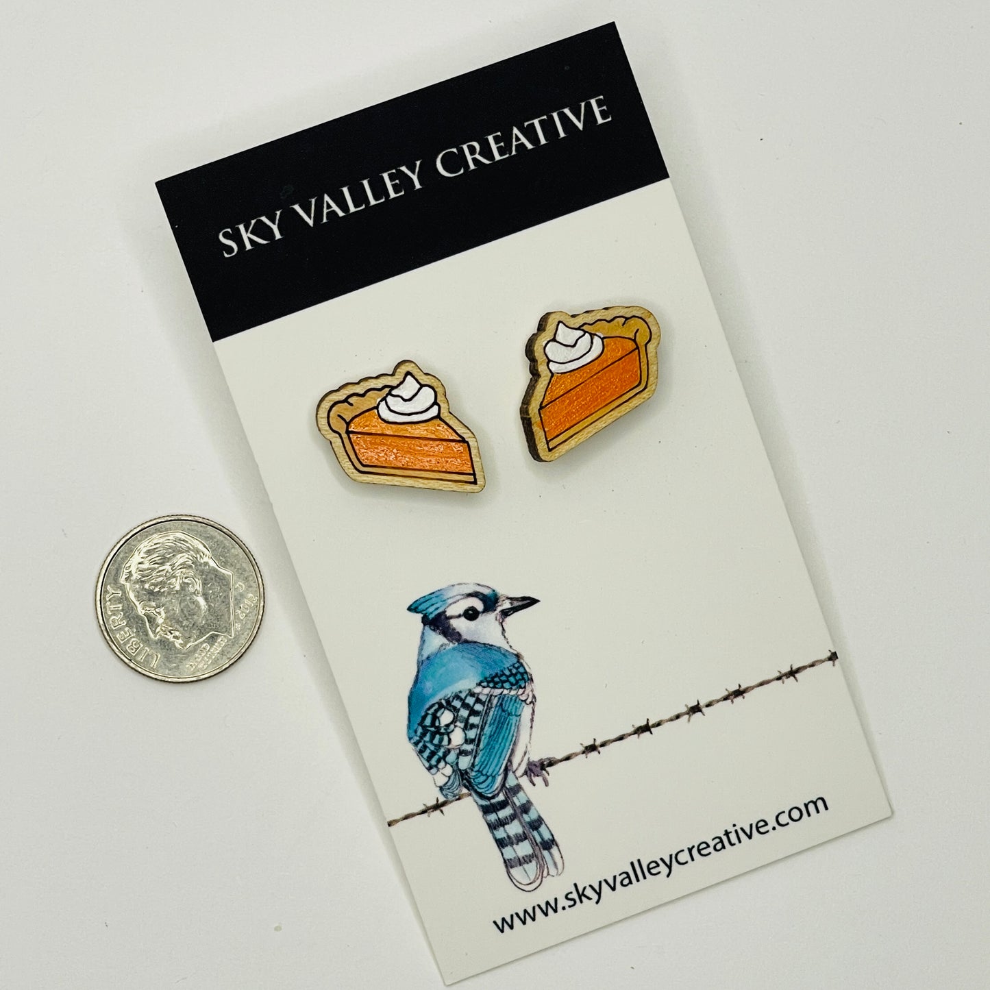 Pumpkin Pie Post Earrings