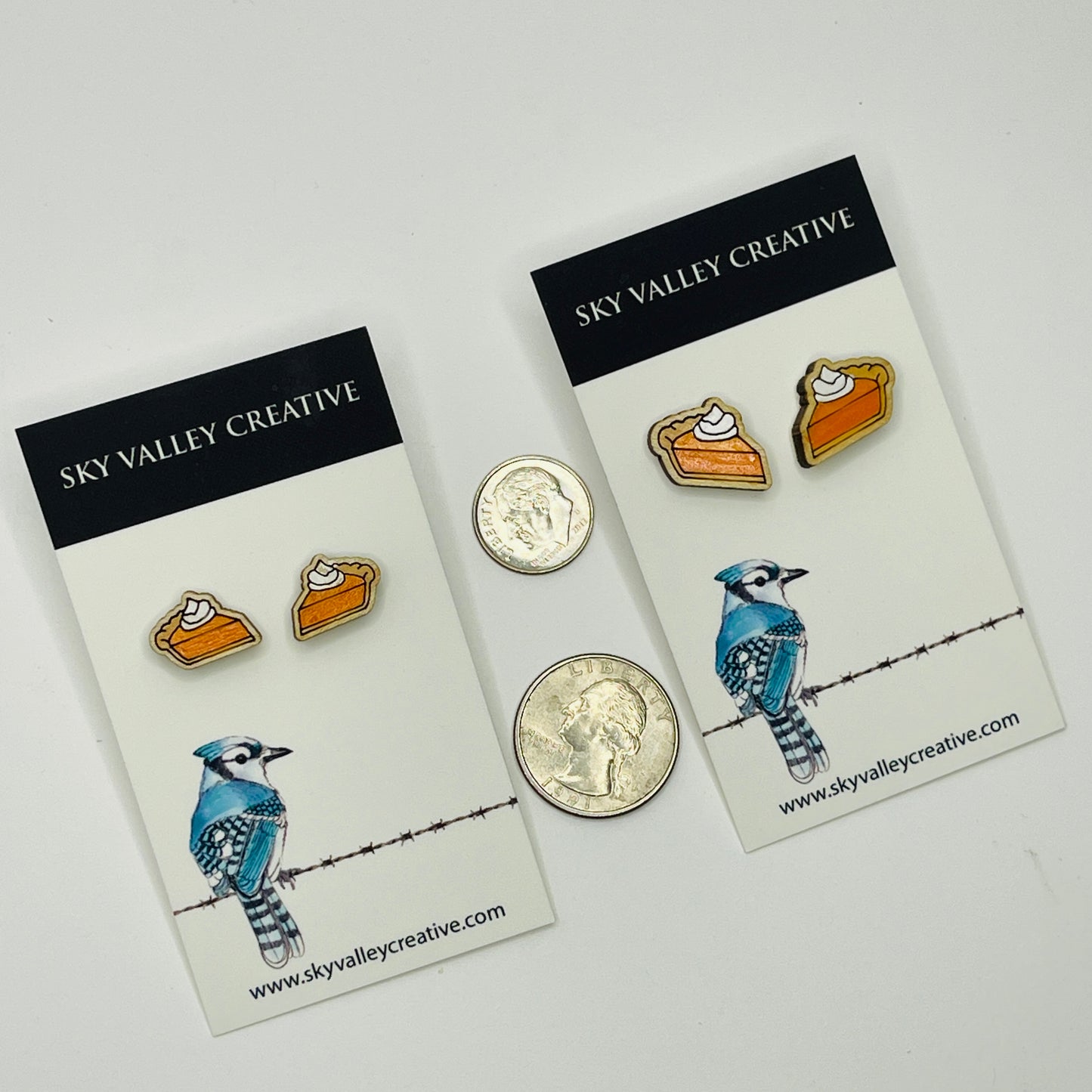 Pumpkin Pie Post Earrings