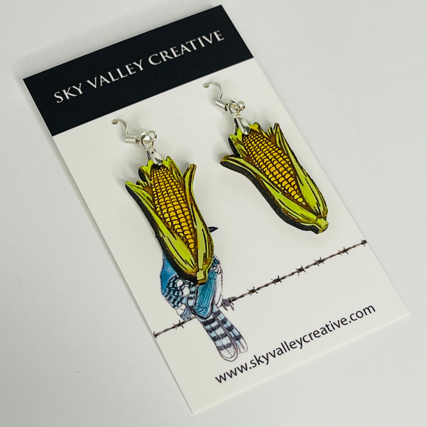 Corn Cob Dangle Earrings