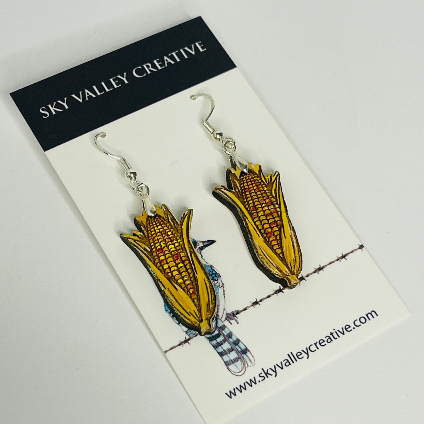 Corn Cob Dangle Earrings