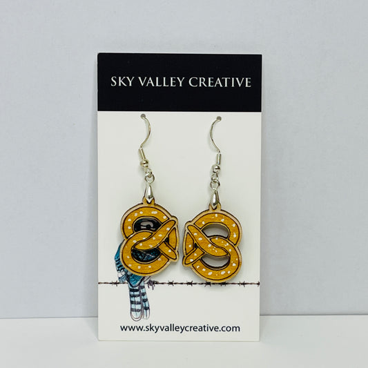 Pretzel Dangle Earrings