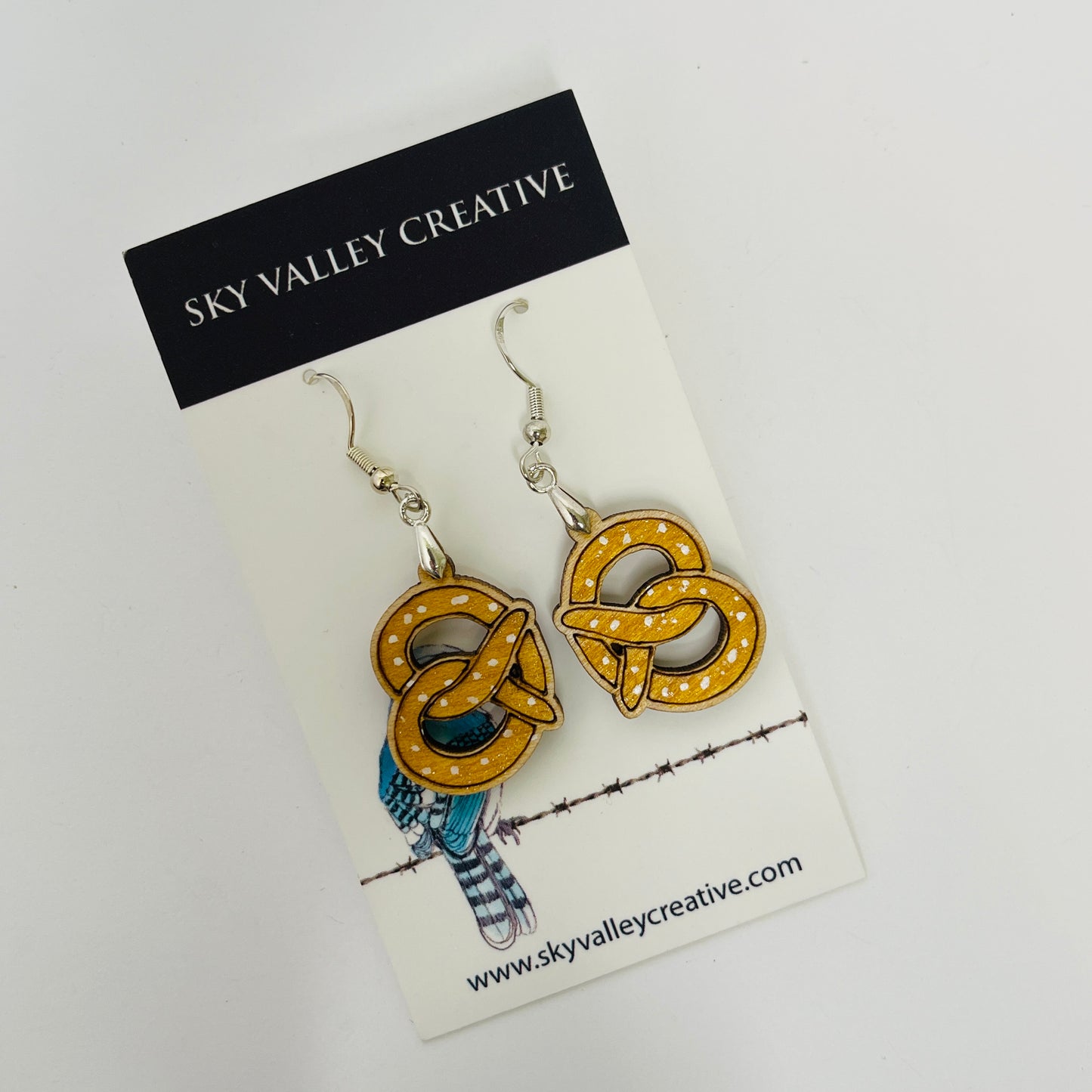 Pretzel Dangle Earrings
