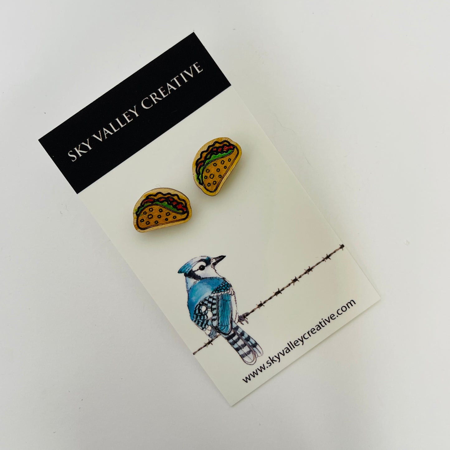 Taco Post Earrings