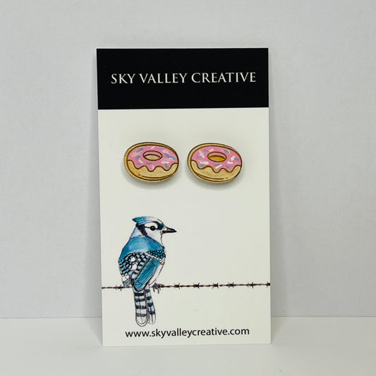 Donut Post Earrings