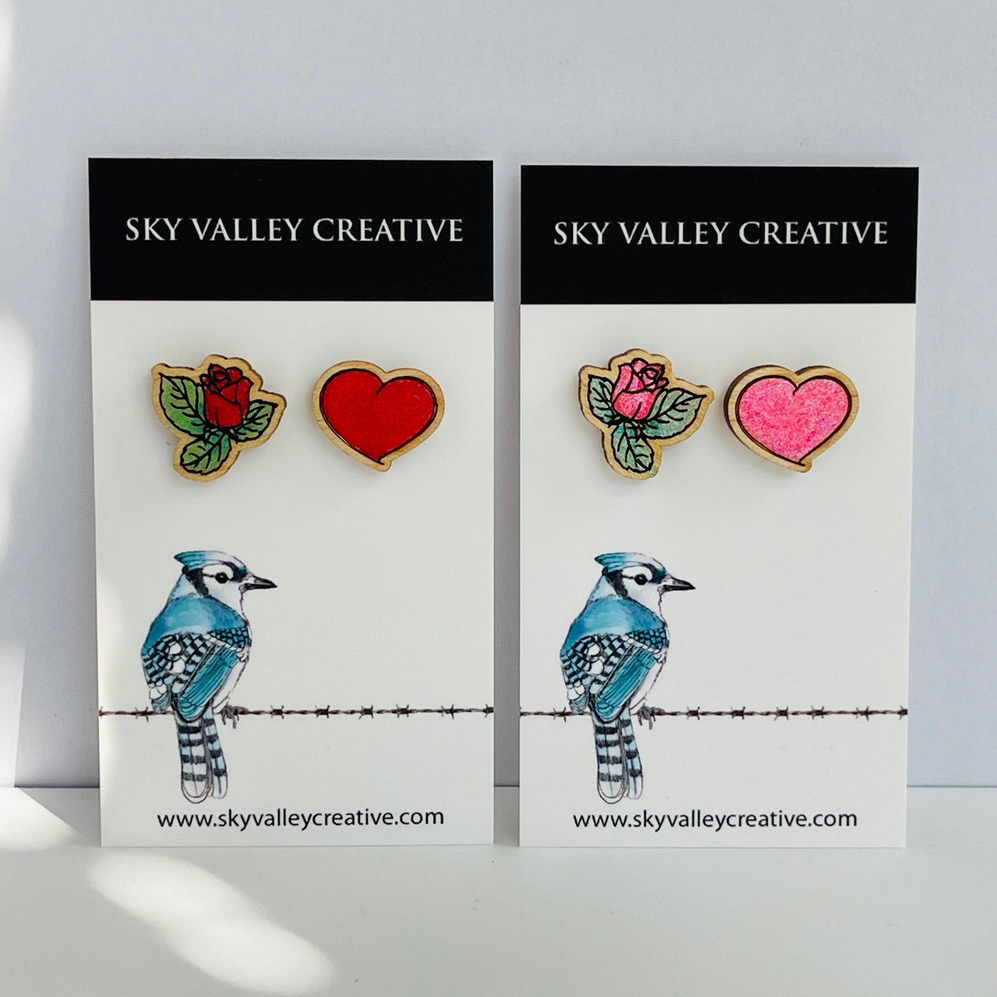 Heart and Rose Valentines Day Posts
